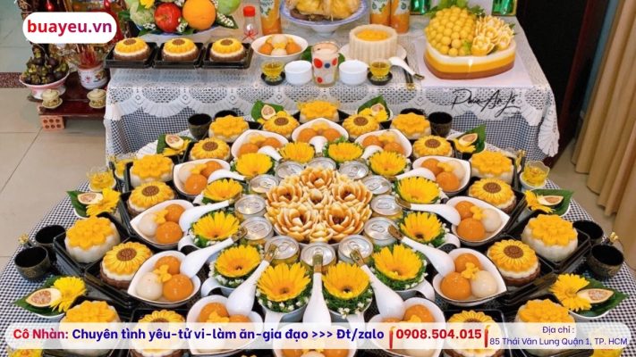 Mâm Cúng Đầy Tháng Cho Bé Trai