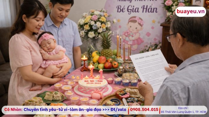 Văn Khấn Cúng Thôi Nôi Bé Gái
