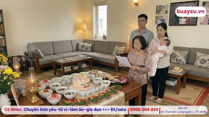 Ý nghĩa của lễ cúng thôi nôi bé gái