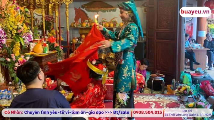Các bước chính trong nghi lễ trình đồng mở phủ