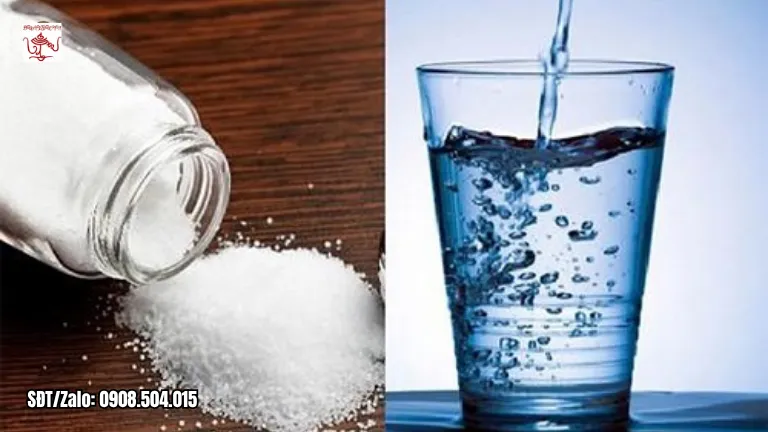 Thanh Tẩy Bằng Muối Và Nước Sạch