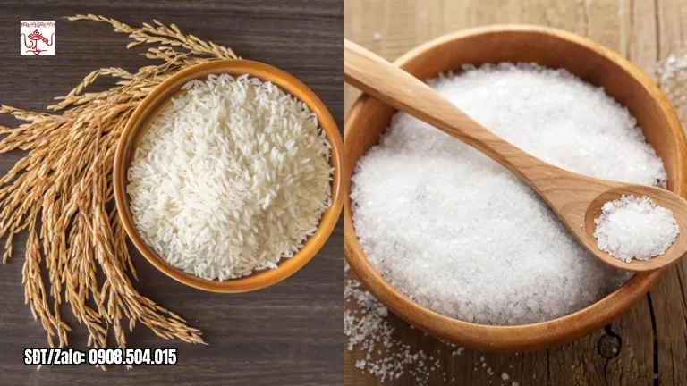 Bùa yêu bằng muối và gạo