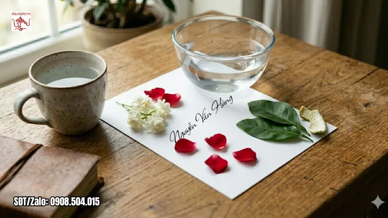 Bùa yêu bằng nước và thảo dược