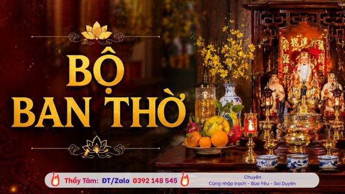 Bộ ban thờ cúng gồm những gì?