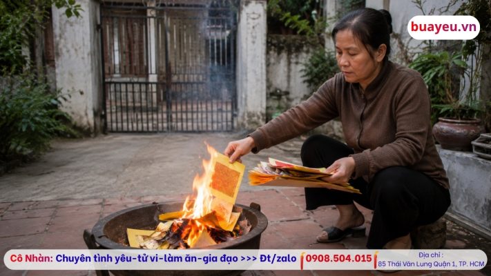 Đốt vàng mã (hóa vàng) là gì?