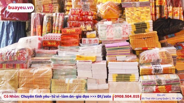 Các loại giấy tiền vàng mã phổ biến hiện nay