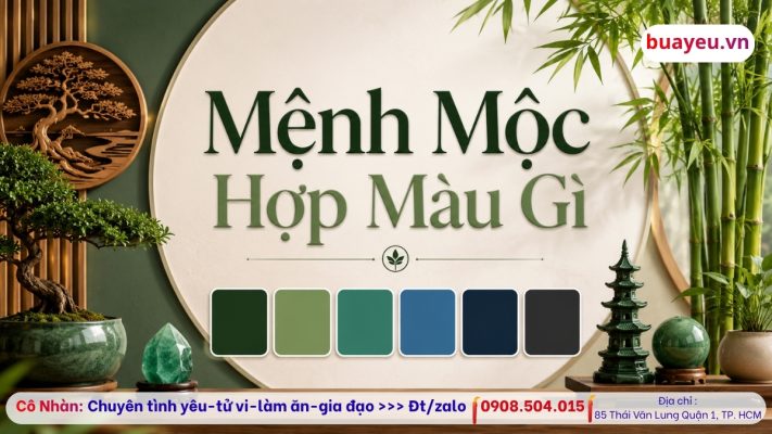 Mệnh Mộc hợp màu gì?
