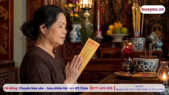 Có cần nhờ thầy viết sớ không?