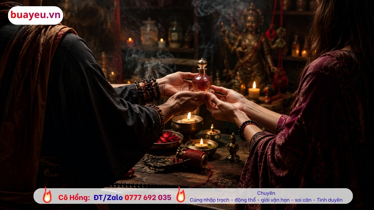 Sự thật về bùa yêu bằng nước hoa? Thầy làm bùa yêu tại Lâm Đồng uy tín 1 Bùa yêu nước hoa là sử dụng dược liệu nước hoa để khơi gợi tình cảm