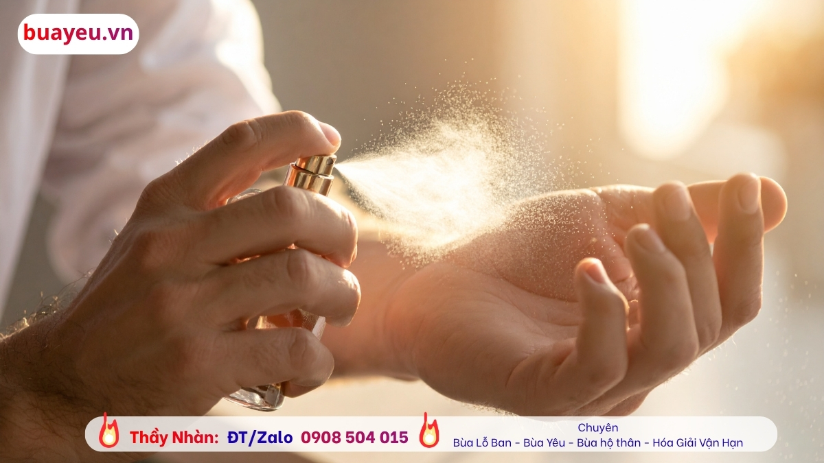 Sự thật về bùa yêu bằng nước hoa? Thầy làm bùa yêu tại Lâm Đồng uy tín 3 Bùa yêu bằng nước hoa được sử dụng khi tình cảm nguội lạnh