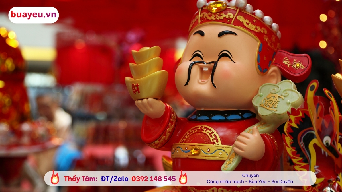 xin vía làm ăn, xin lộc buôn may bán đắt để điều chỉnh vận khí 