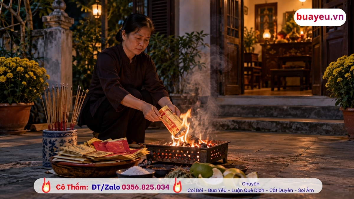 Đốt phong long cần chuẩn bị lửa, gạo muối, và thực hiện nghiêm túc
