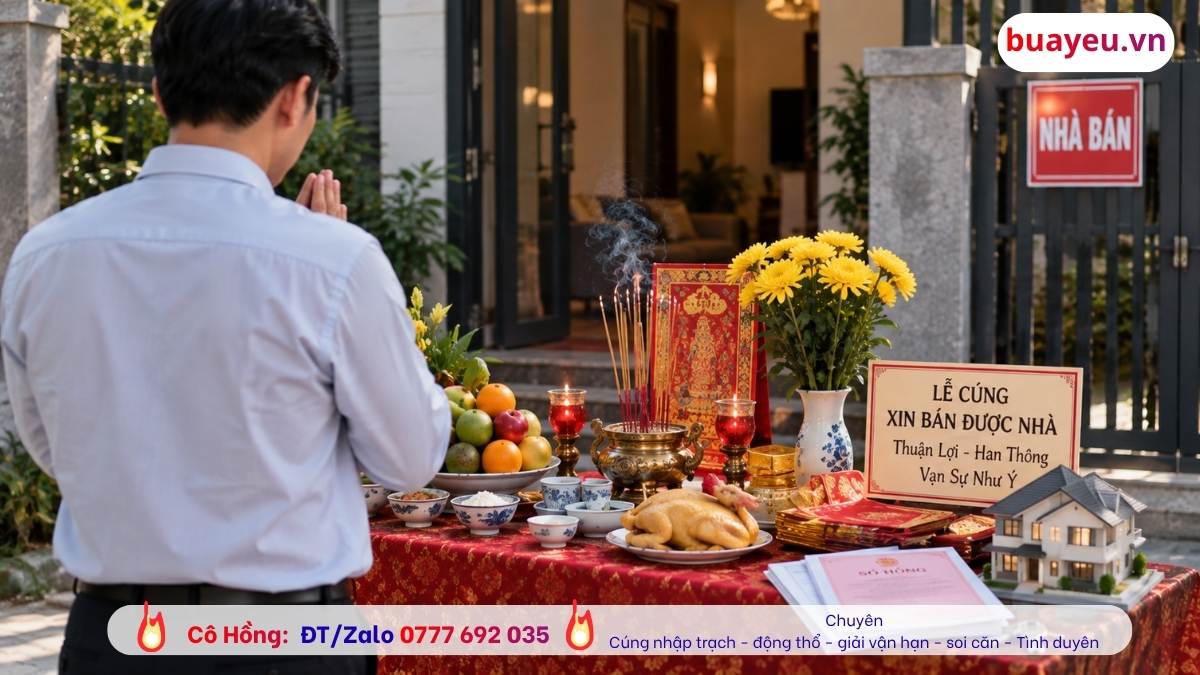 Nhờ thầy làm phép bán nhà đất