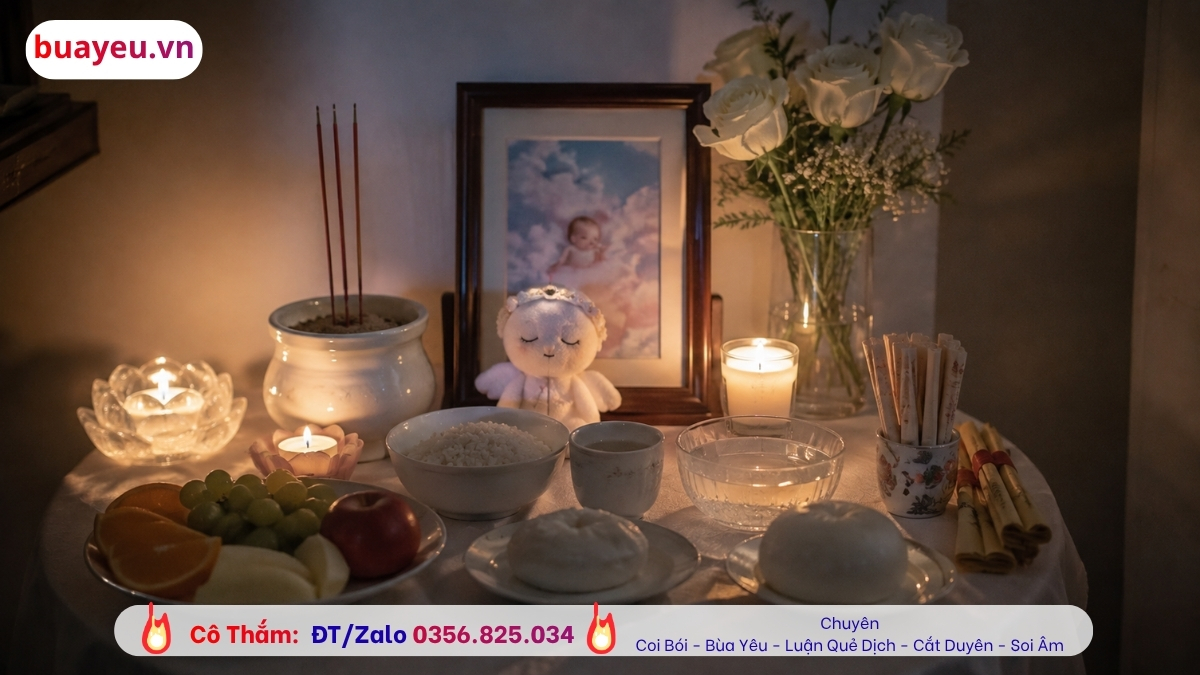 Cúng giỗ cho thai nhi không cần lớn, nhưng phải có lòng thành