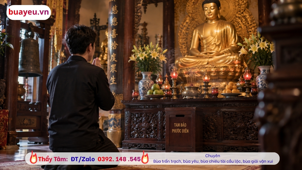 Thầy giải bùa yêu tại Đà Nẵng và những dấu hiệu nhận biết bị dính bùa 3 Sau khi giải bùa nên đi chùa cầu an
