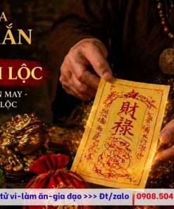 Cấp bùa may mắn - chiêu tài - cầu lộc