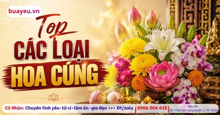 Top Các Loại Hoa Cúng Phổ Biến và Ý Nghĩa Từng Loại