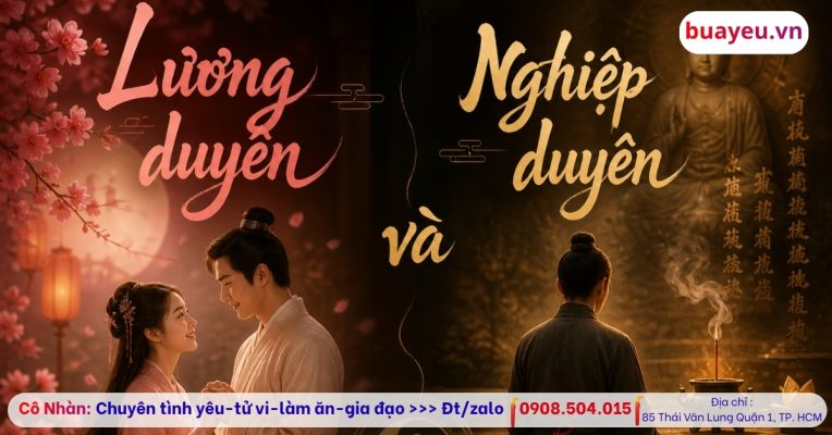 Lương duyên và nghiệp duyên trong tình yêu
